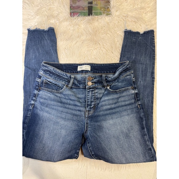 BKE Denim - BKE Payton Mid Rise Ankle Skinny Jeans Medium Wash  Womens Blue Denim 30x27